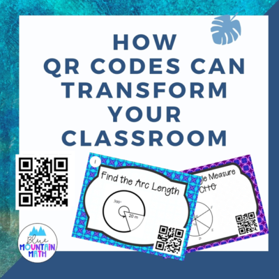 QR Codes can be used in a variety of activities in the classroom.