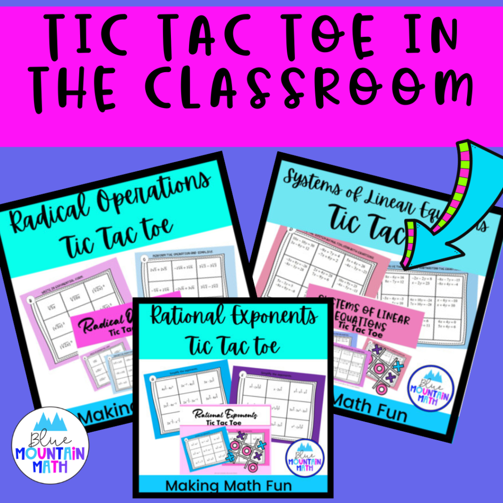 Poster Tic Tac Toe Winning Strategy for Winners Thinkers 