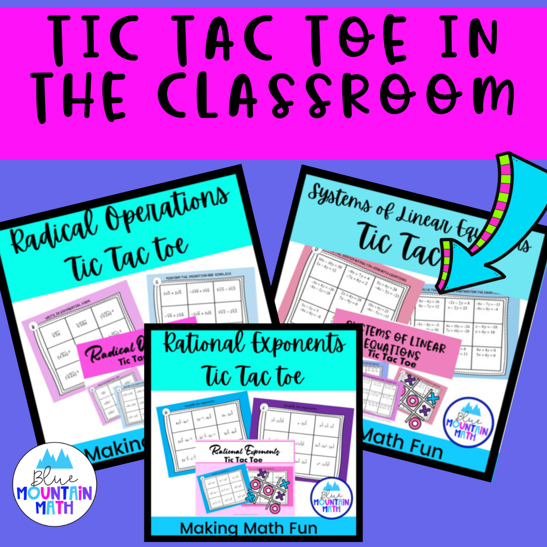 Math Tic-Tac-Toe in February · Inspired Elementary