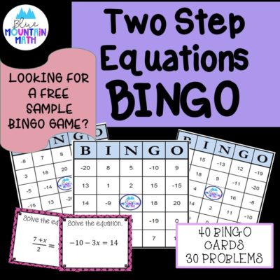 Favorite Ways of Using Bingo in Any Math Class - Blue Mountain Math