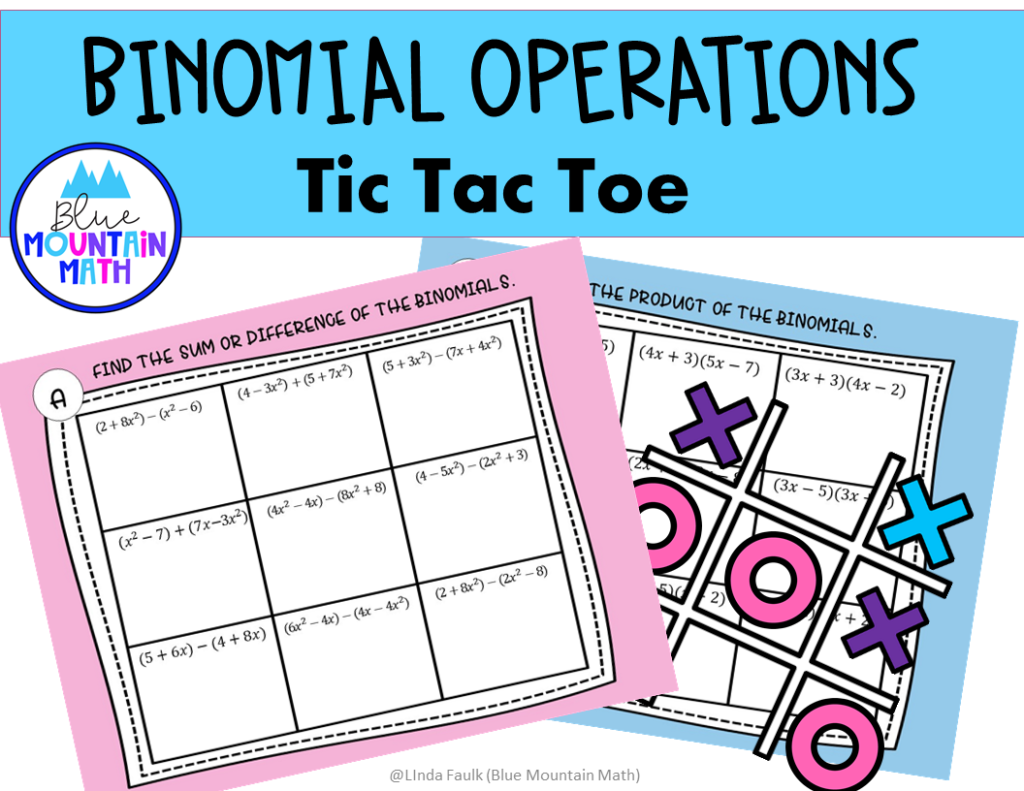 Math Tic-Tac-Toe in February · Inspired Elementary